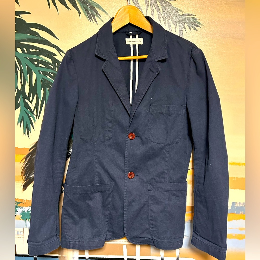 Universal Works chore blazer jacket coat